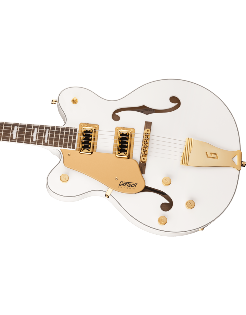 Gretsch G5422GLH Electromatic Classic Hollow Body Double-Cut with Gold Hardware, Snowcrest White  Left-Handed
