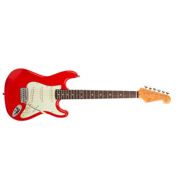 SX 3/4 Size Stratocaster, Fiesta Red + Gig Bag