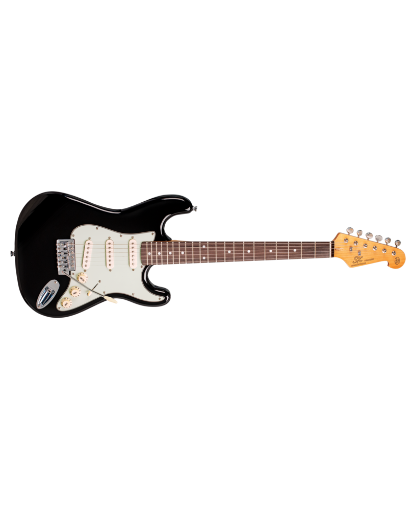 SX 3/4 Size Stratocaster, Black + Gig Bag