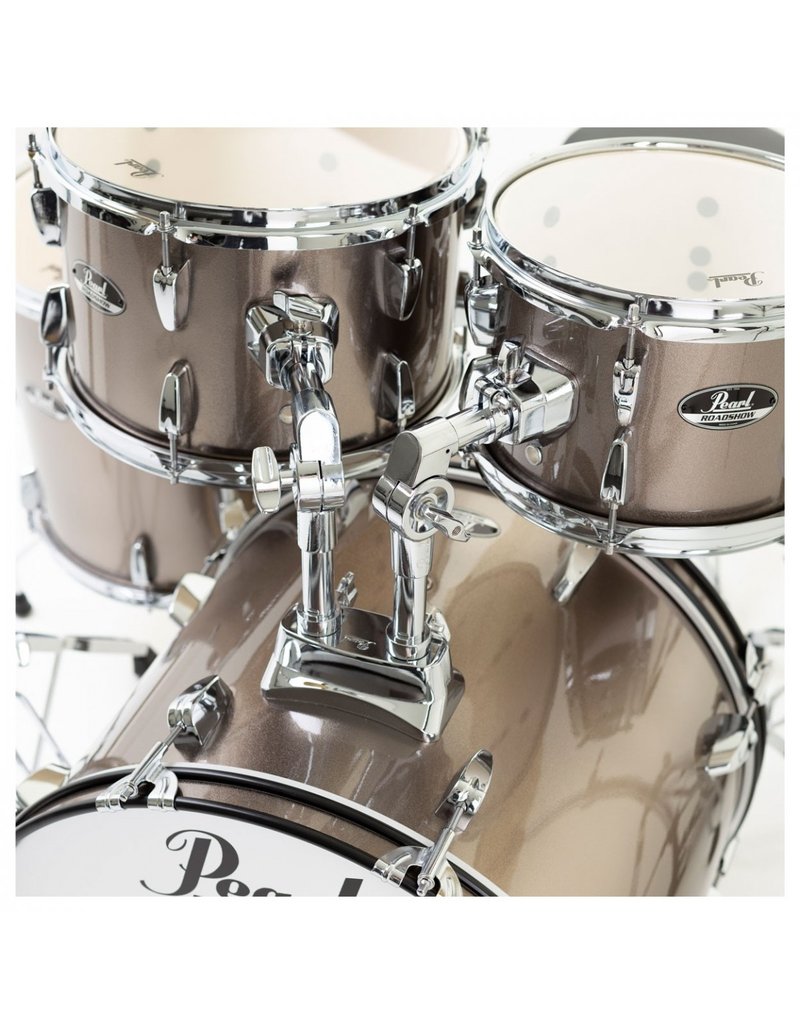 Pearl Roadshow 20" Fusion Kit + Cymbals + Hardware / Bronze Metallic