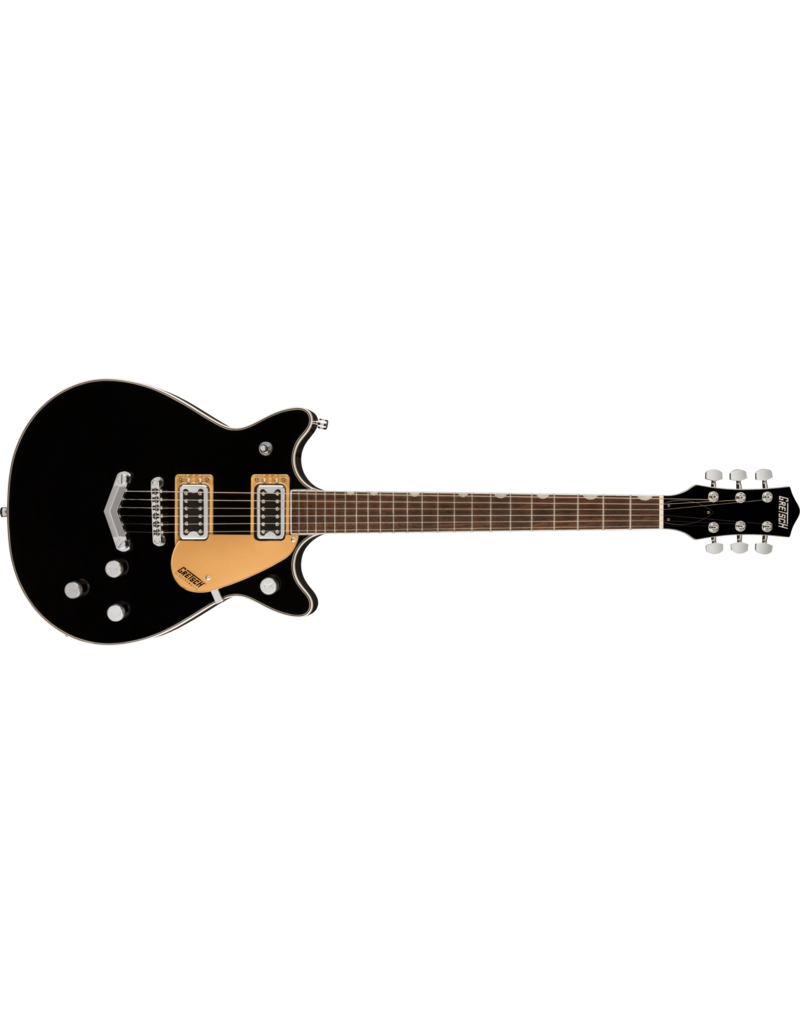 Gretsch G5222 Electromatic® Double Jet™ BT with V-Stoptail, Laurel Fingerboard, Black