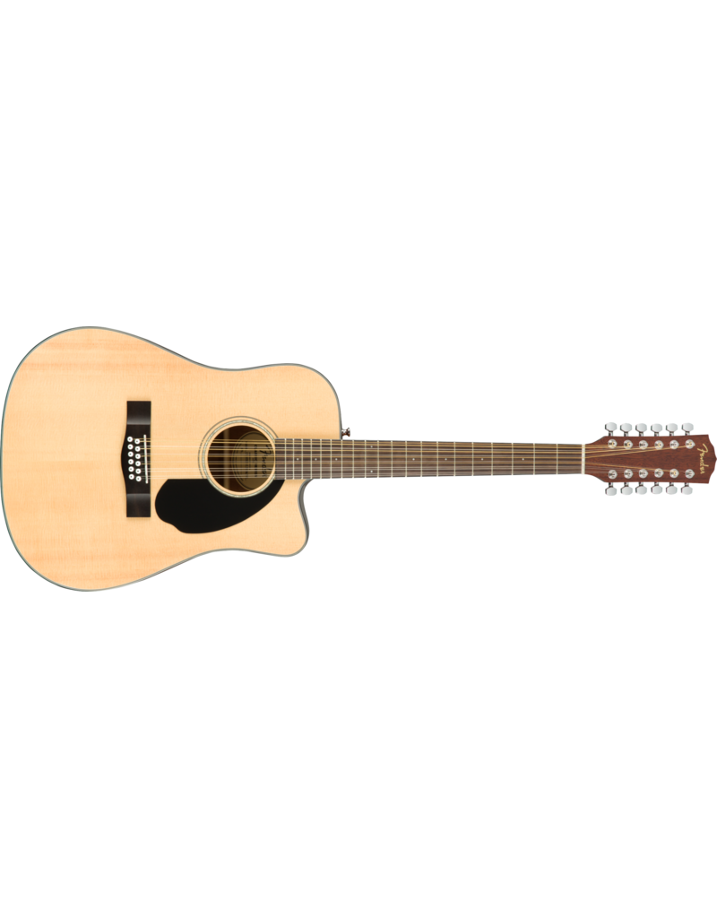 Fender CD-60SCE Dreadnought 12-string Walnut Fingerboard Natural