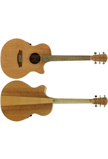 Cole Clark Angel 1 Cutaway + Pickup Southern Silky Oak