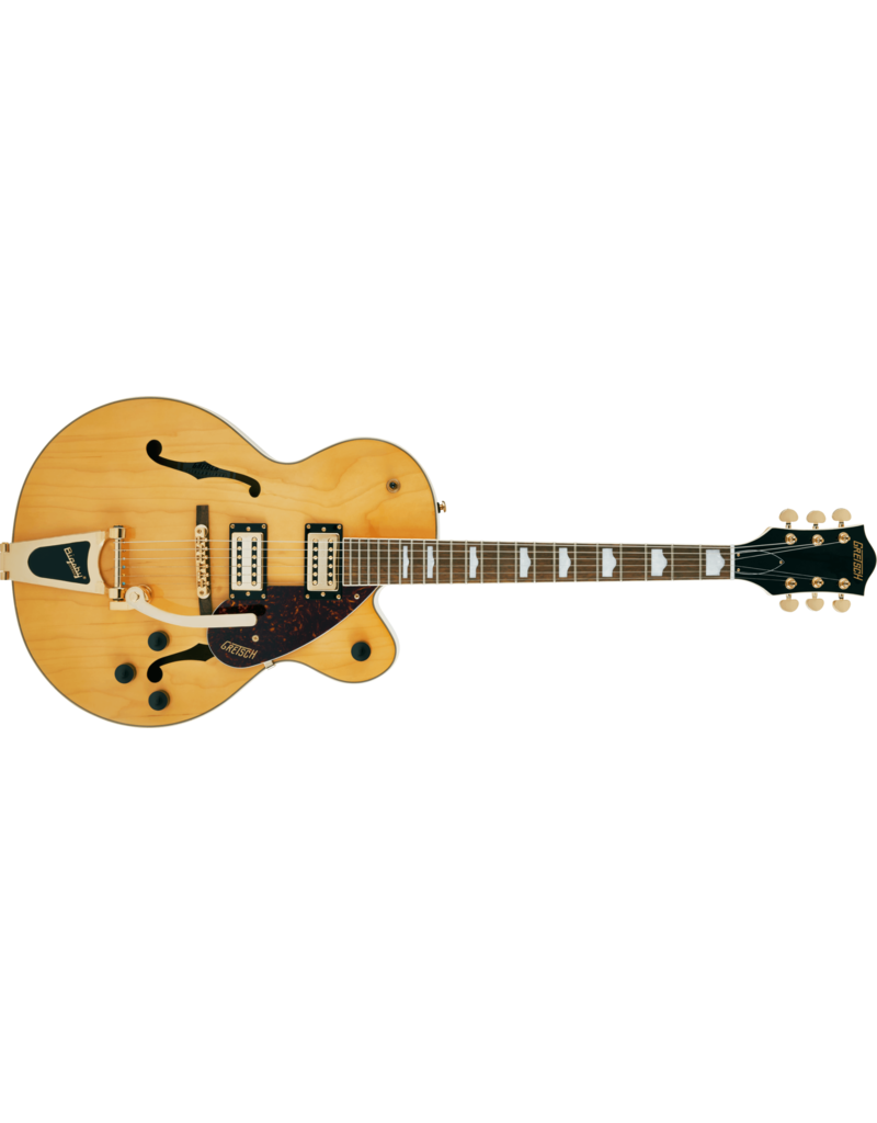 Gretsch G2410TG Streamliner Hollow Body Single-Cut with Bigsby and Gold Hardware, Laurel Fingerboard, Village Amber