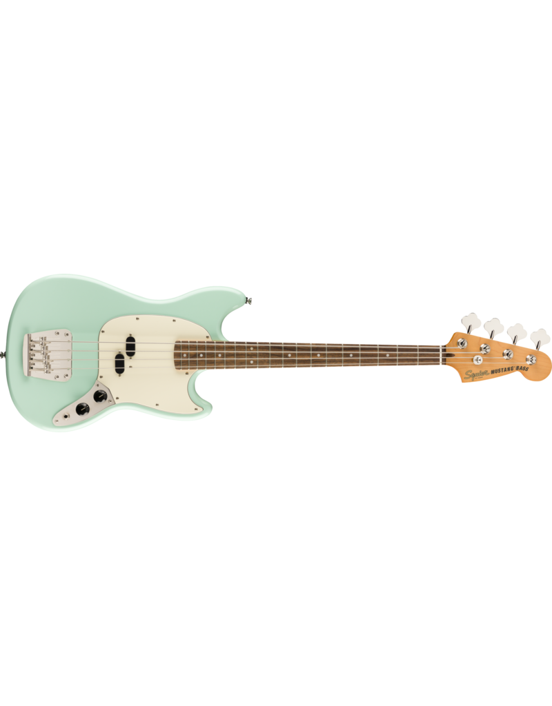 Squier Classic Vibe '60s Mustang Bass, Laurel Fingerboard, Surf Green