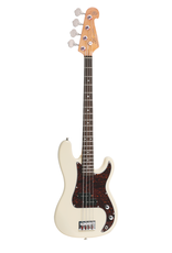 SX 3/4 Short Scale Bass P-Style with Gig Bag - Vintage White