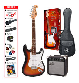 SX 4/4 SX Guitar Package - Sunburst + SX10 amp