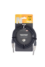 Stagg Stagg N series audio cable, jack/jack (m/m), stereo, 3 m (10')