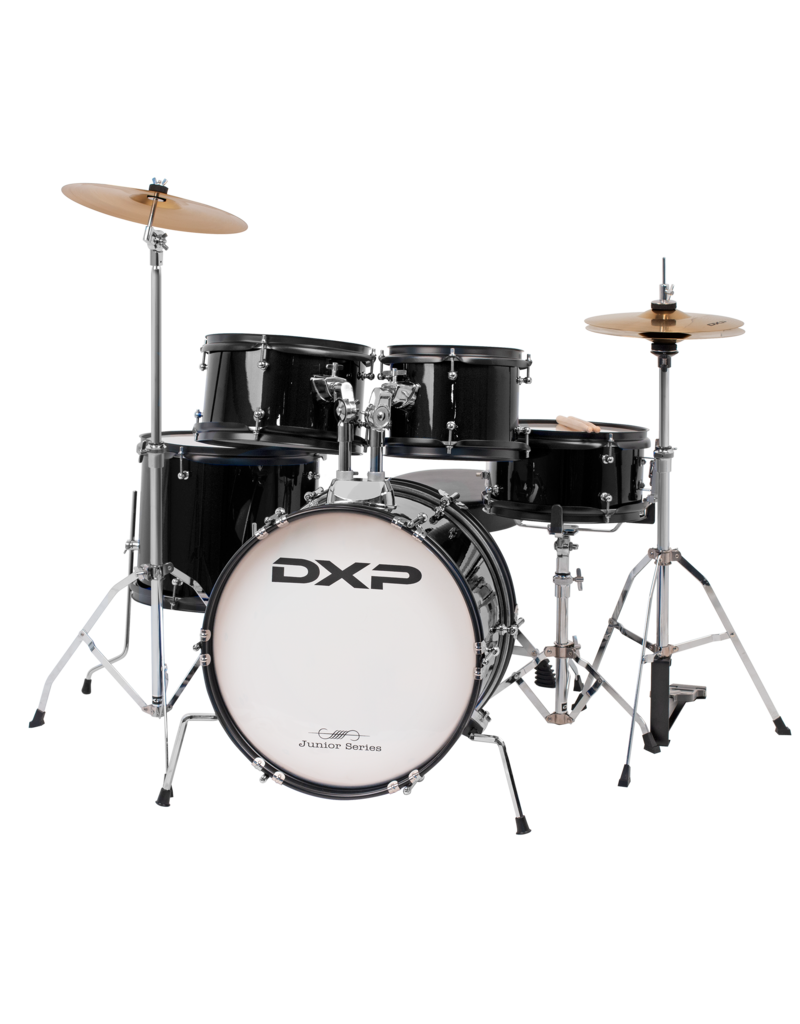 DXP Junior Plus Drum Outfit - Black 16/8/10/12