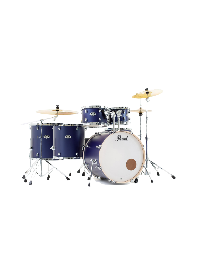 Pearl Export Laquer Kit Indigo Night + 22" Fusion Plus w/ P-930 Kick pedal + Hardware, I series Zildjian plus FREE 14" Floor Tom