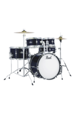 Pearl Roadshow Junior -Royal Blue Metallic  5pc with Harware and Cymbals - 16 Bass, 8-10-13, 12 Snare