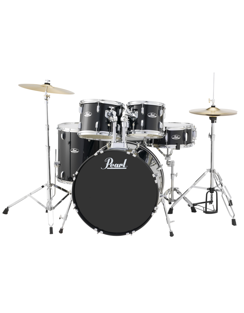 Pearl Roadshow Fusion Black 20" Kick Includes Hardware & Cymbals