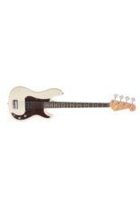 SX 3/4 Short Scale Bass P-Style with Gig Bag - Vintage White