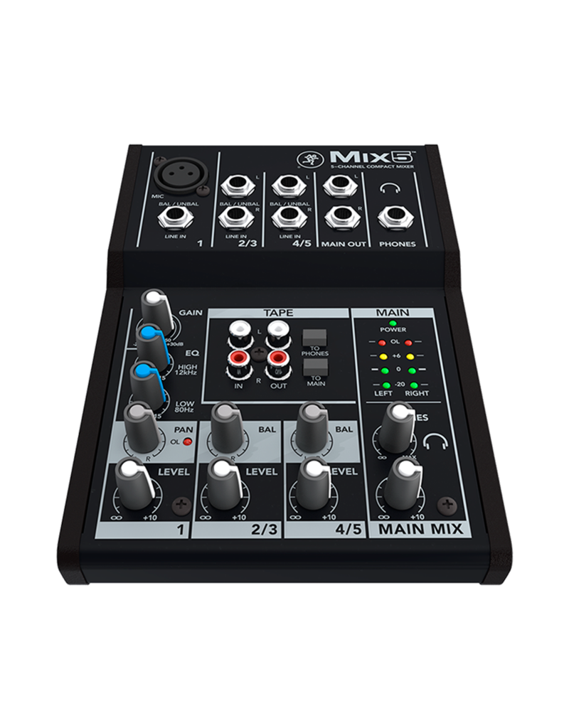 Mackie MIX5 5-Channel Compact Mixer