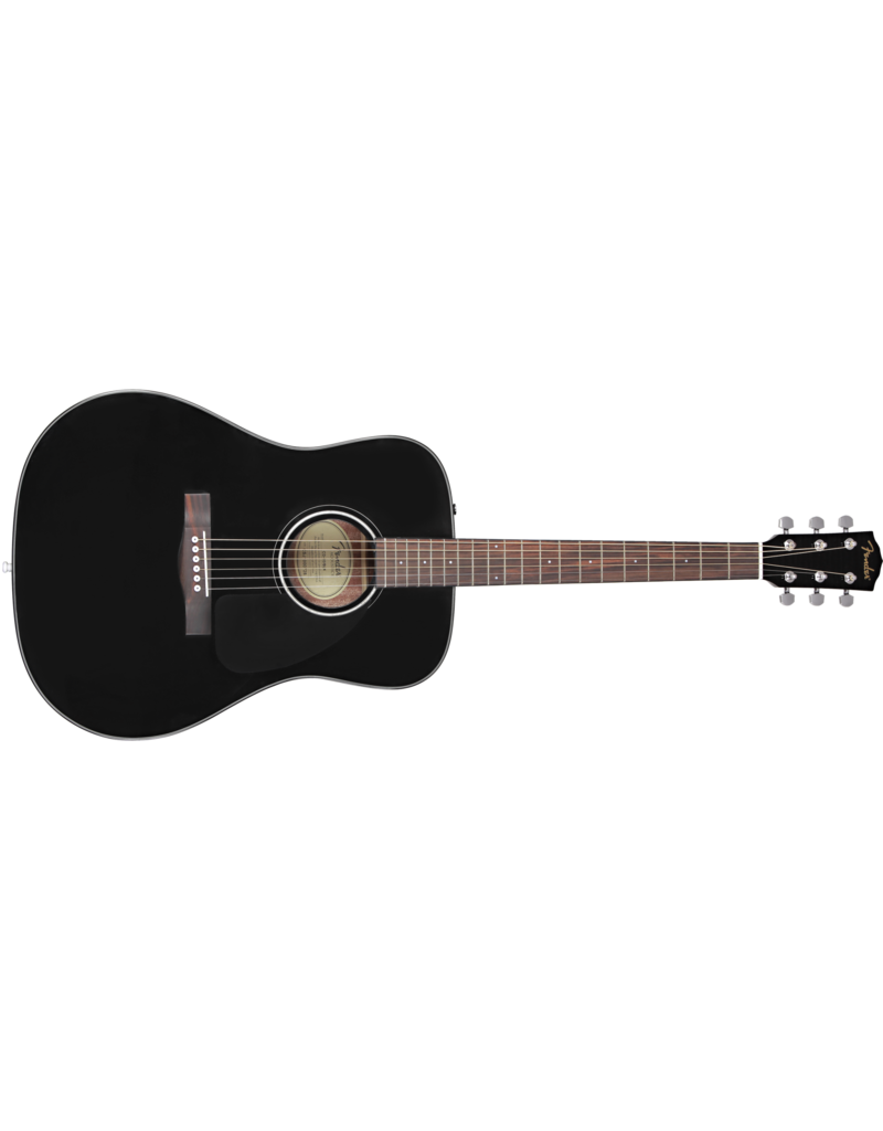 Fender CD-60 Dreadnought V3 DS, Walnut Fingerboard, Black