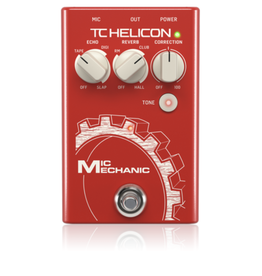 TC Helicon Mic Mechanic 2 Ultra-Simple Vocal Effects Stompbox with Reverb, Echo and Pitch Correction