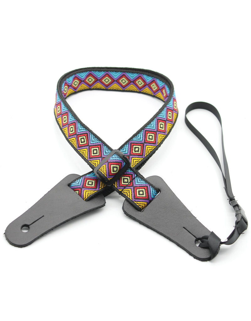 DSL Ukulele Strap - Thin Poly - Tile Purple