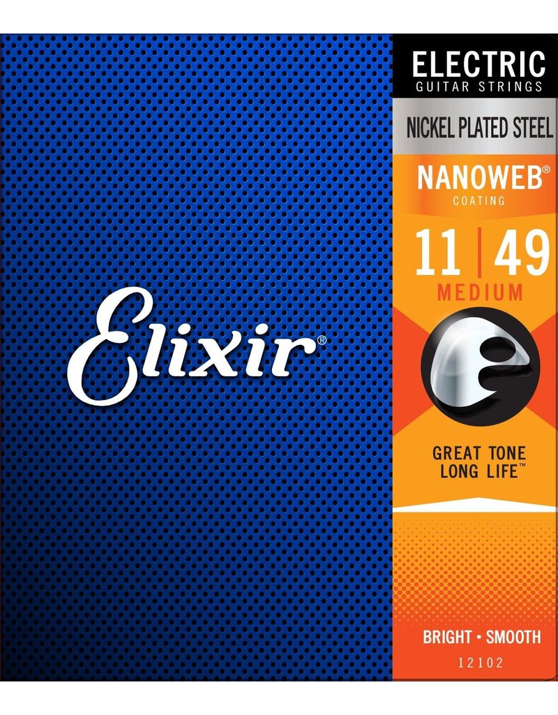 Elixir 11-49 Nanoweb Electric Medium Elixir 12102