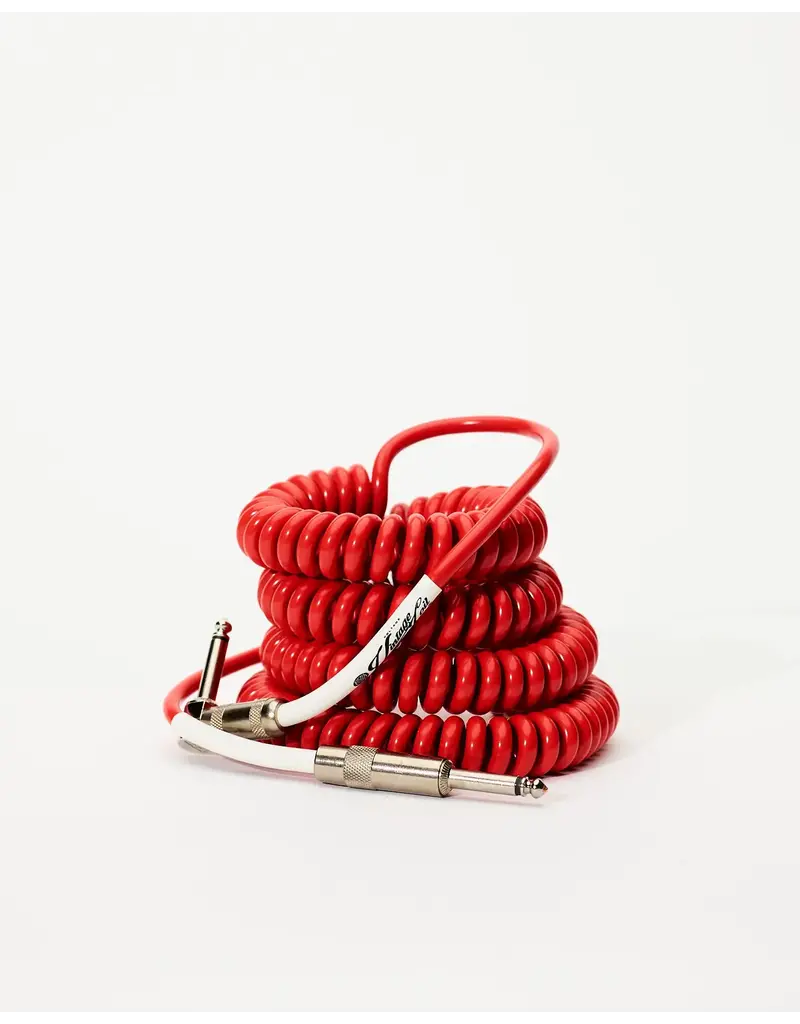 Voltage Cable Co. Coil Red Straight/Right Angle 30ft