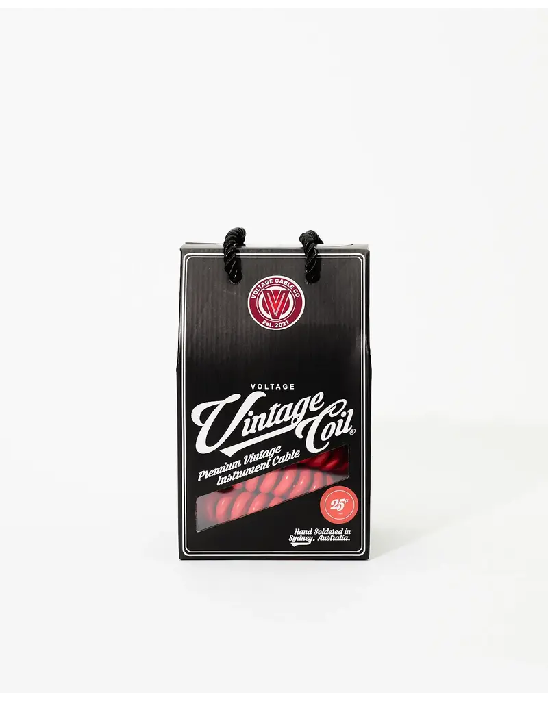 Voltage Cable Co. Coil Red Straight/Right Angle 30ft