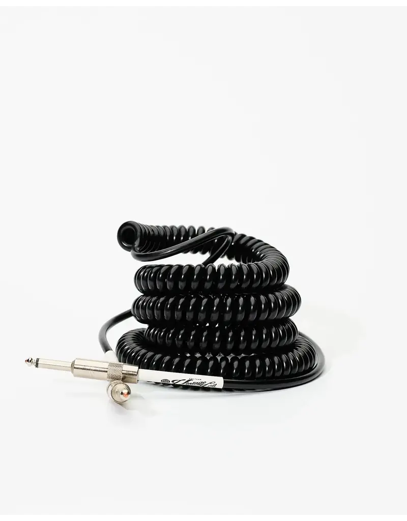 Voltage Cable Co. Coil Black Straight/Straight 30ft
