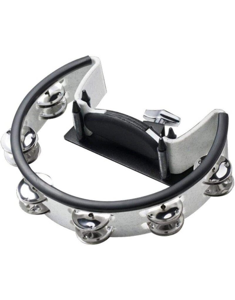 Pearl Tambourine (Stainless Steel Jingles) w/mount holder X-Model