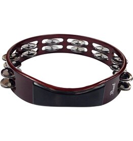 Pearl Tambourine  10" headless wood  stainless steel jingle