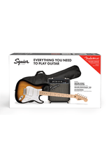 Squier Squier Sonic™ Stratocaster® Pack, Maple Fingerboard, 2-Color Sunburst, Gig Bag, 10G - 240V AU