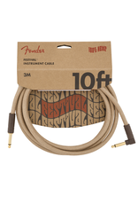 Fender 10ft Angled Cable, Pure Hemp Natural