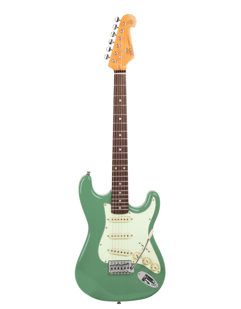 SX 3/4  Size Vintage Style Electric Guitar- Vintage Green