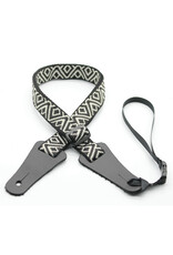 DSL Ukulele Strap - Thin Poly - B&W