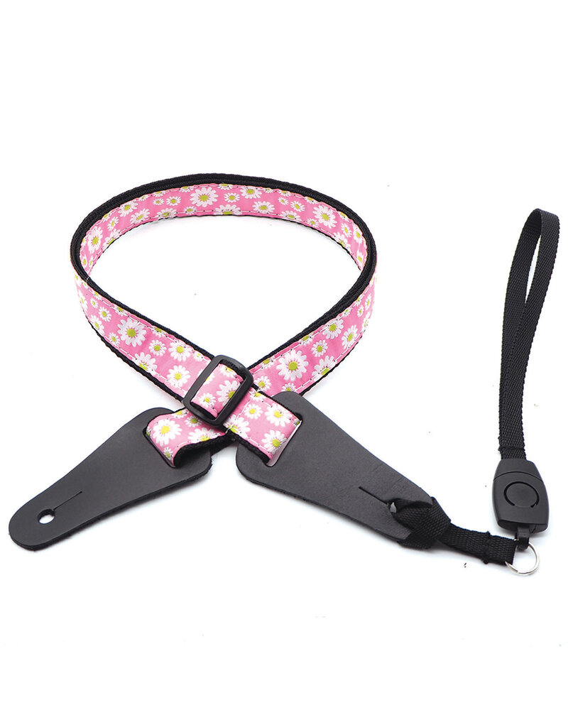 DSL Ukulele Strap - Thin Poly - Cosmos Pink