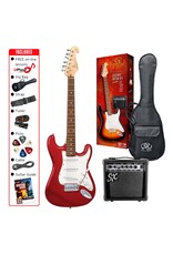 SX 3/4 Guitar Package - Candy Apple Red + SX10 Amp