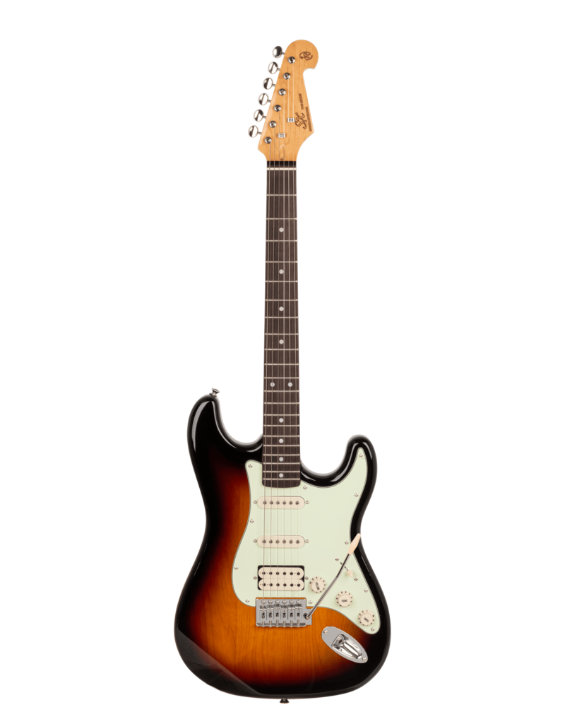 SX 4/4 Vintage Style HSS Electric Guitar - Sunburst