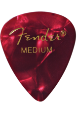 Fender 351 Shape Premium Picks, Medium, RED, 12 Count