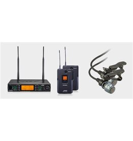 JTS JTS 8012DB system 638-674MHz RU-8012DB + 2 x RU-850LTB/CM-501 (2 Lapels)