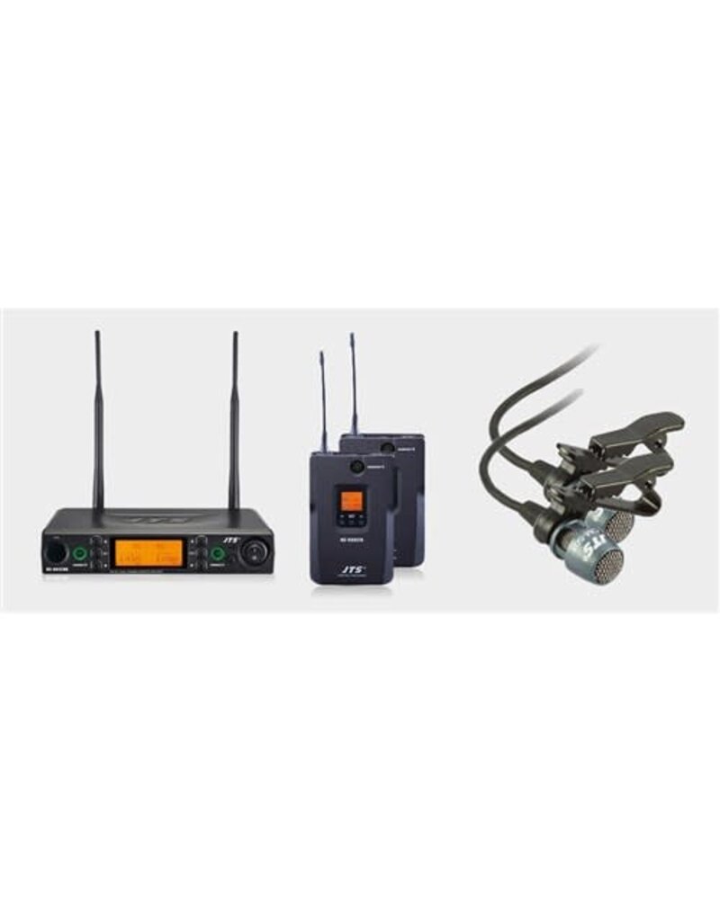 JTS JTS 8012DB system 638-674MHz RU-8012DB + 2 x RU-850LTB/CM-501 (2 Lapels)