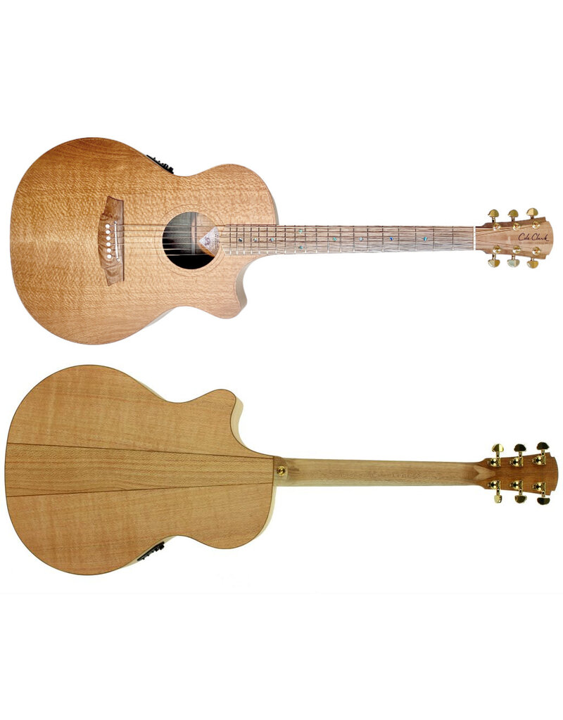Cole Clark Angel 2 Cutaway and Pickup Southern Silky Oak