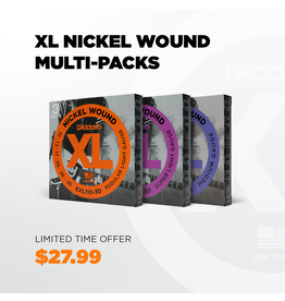 D'addario 3-Sets EXL116 Strings 11-52