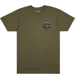 Fender Stratocaster™ 70th Anniversary Badge Tee, Olive, M