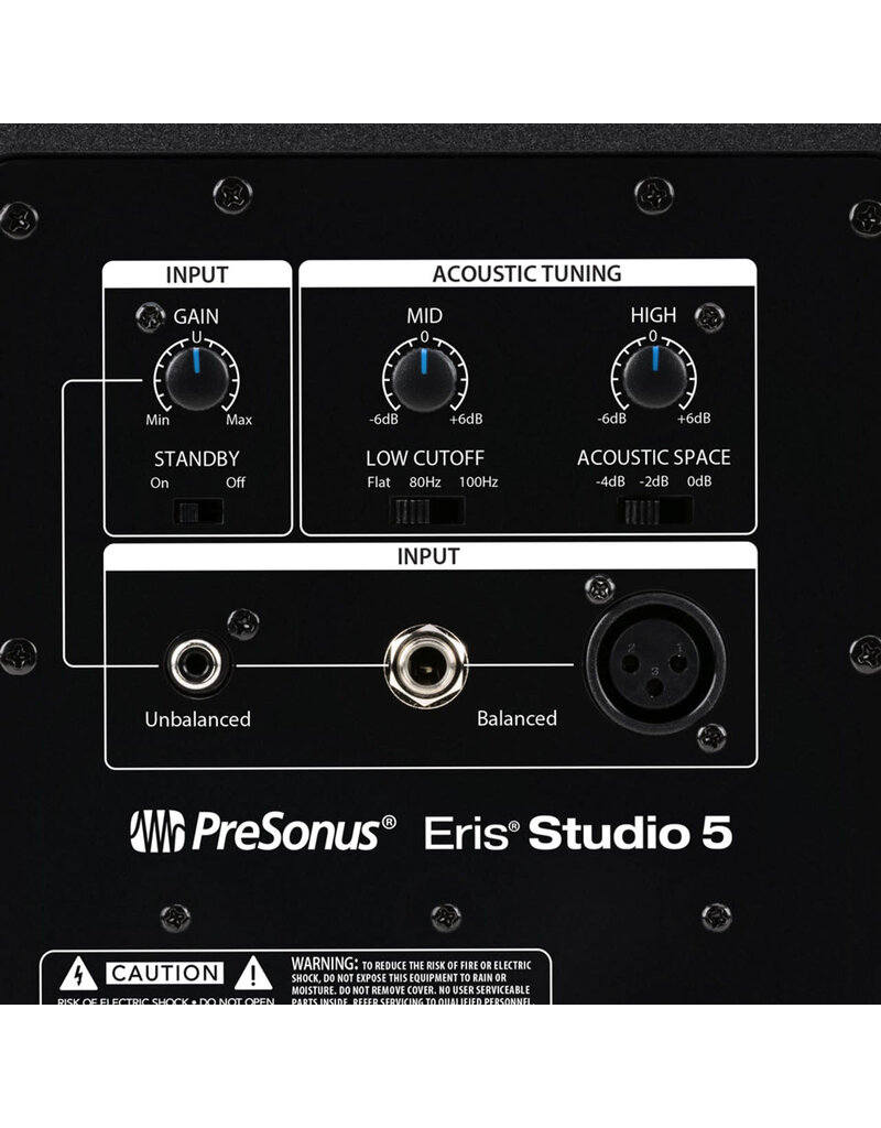 Presonus 5.25-Inch 2-Way Active Studio Monitors With EBM Waveguide