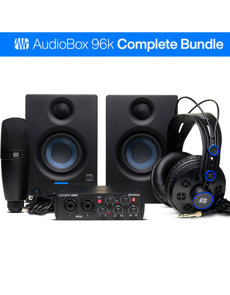 Presonus AudioBox USB® 96 Complete Bundle