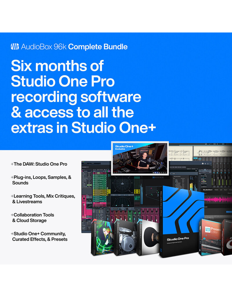 Presonus AudioBox USB® 96 Complete Bundle