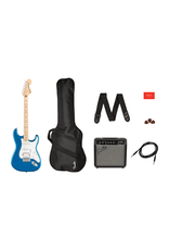 Squier Affinity Series™ Stratocaster® HSS Pack, Maple Fingerboard, Lake Placid Blue, Gig Bag, 15G