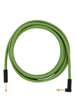 Fender 10ft Angled Cable Pure Hemp Green
