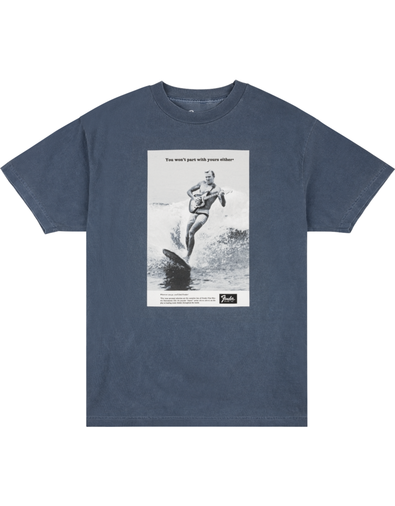 Fender Vintage Ad Surfer Tee - Ocean XL