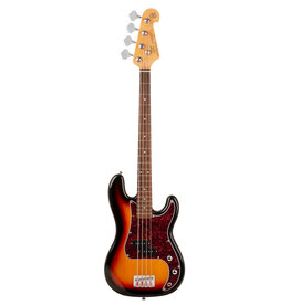 SX 3/4 Scale Bass Guitar P-Style with 10 watt Amp and Gig Bag - Sunburst
