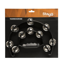 Stagg Cutaway plastic tambourine with 20 jingles