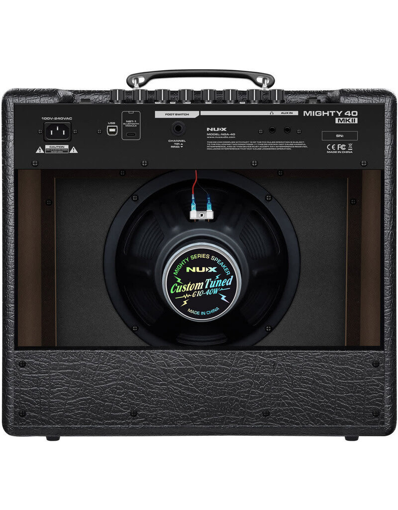 NU-X NU-X MIGHTY40MKII Digital 40W Guitar Amplifier with Bluetooth & Effects