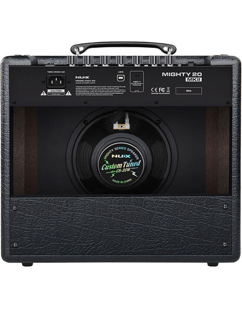 NU-X NU-X MIGHTY20 MKII Digital 20W Modelling Guitar Amplifier with NBT-1 Bluetooth Module